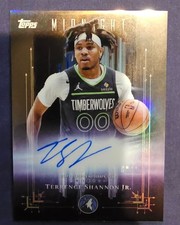TERRENCE SHANNON JR. 2025-26 TOPPS MIDNIGHT DARK MARKS AUTOGRAPH AUTO