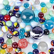 180PCS Assorted Glass Marbles Set for Kids - Bulk Marbles for Games, Decor  Gif