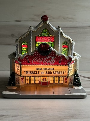 VTG Hawthorne Village Coca Cola Collection Theater Miracle On 34th Street Movie