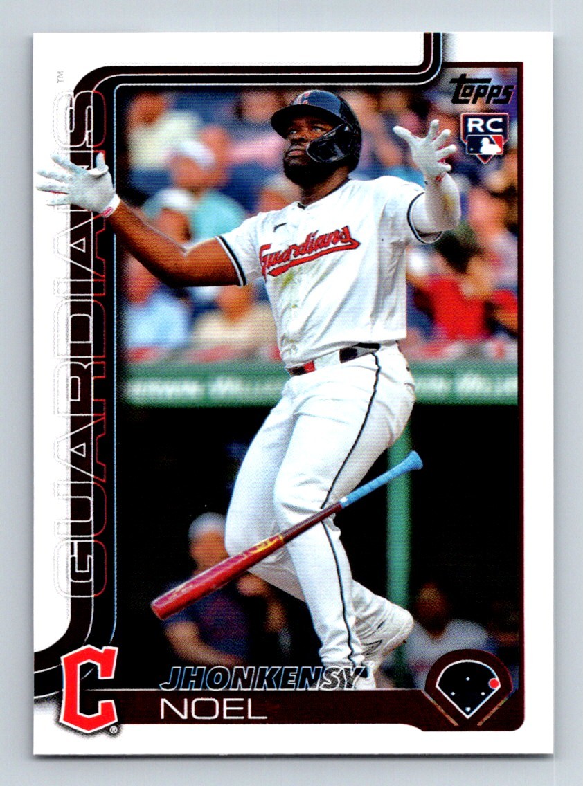 #24 Jhonkensy Noel 2025 Topps RC Cleveland Guardians