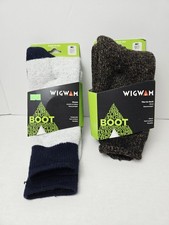 Wigwam Heavyweight socks NEW Unisex Field Hunt Work sz Medium 2 pairs