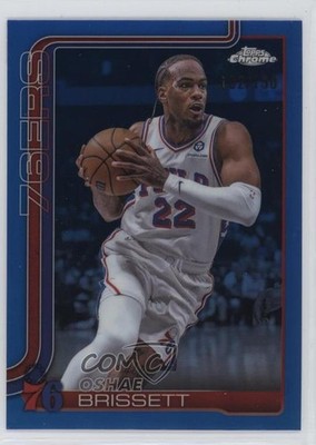 2025-26 Topps Chrome Blue Refractor 102/150 Oshae Brissett #20 11o2