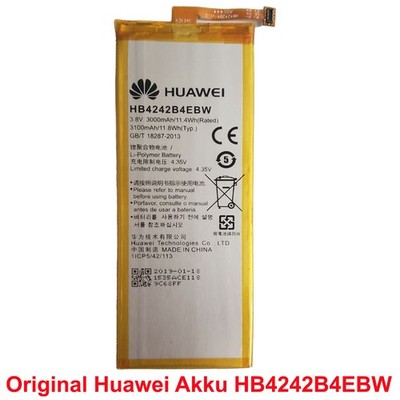 Original Huawei Akku HB4242B4EBW für Honor 6 Battery Batterie Accu Bateri Neu