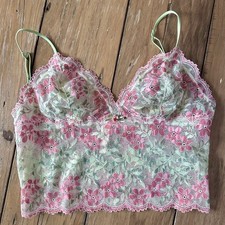 Victoria  s Secret Floral Lace Coquette Cottage Core Vintage Bralette Soft Girl