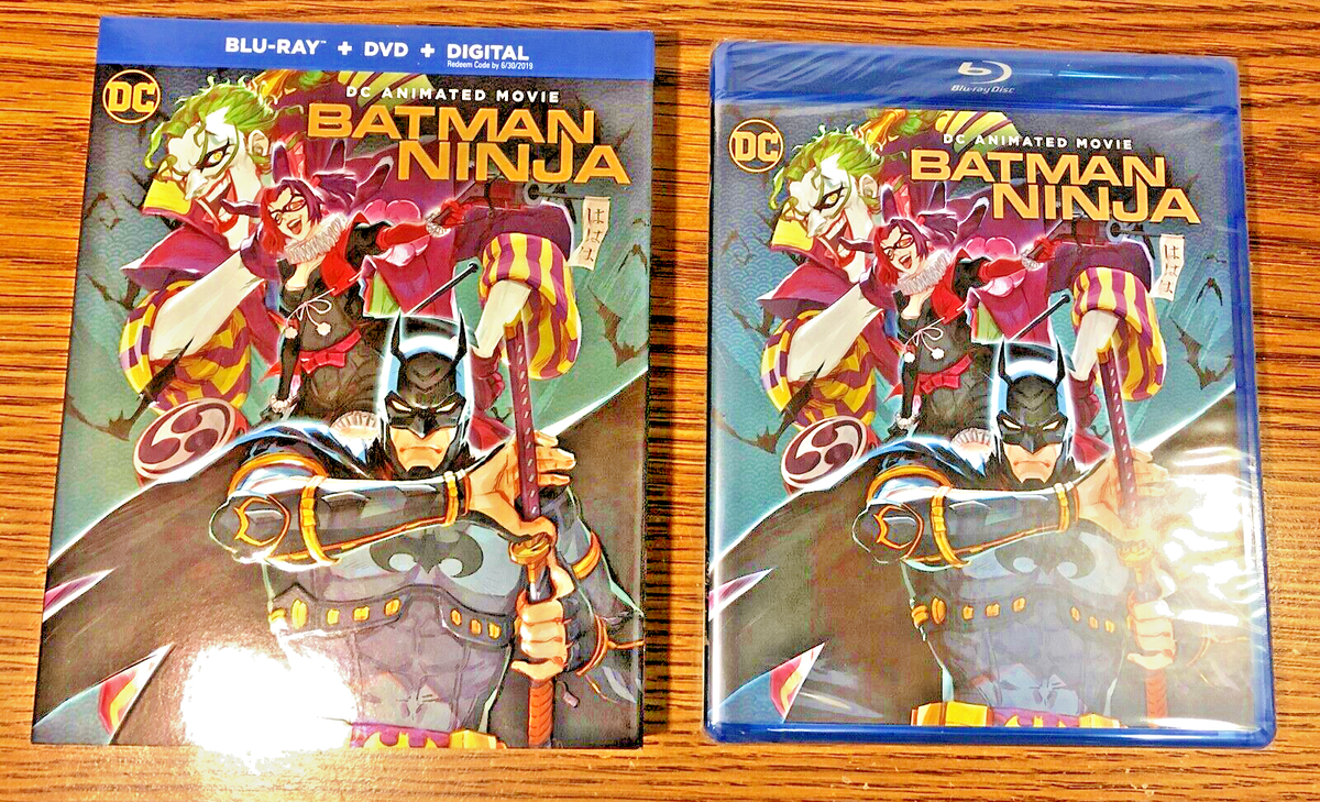 DC Animated Movie BATMAN NINJA Blu-ray + DVD + Digital NEW SEALED