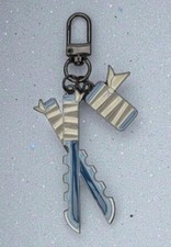 Demon Slayer Kimetsu No Yaiba Nichirin Sword Keyring Hashibira Inosuke