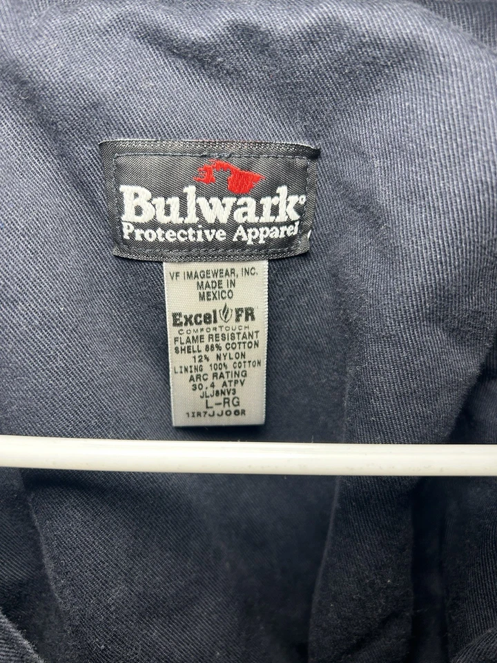 Chaqueta Bulwark FR Grande Azul Marino Nueva Sin Etiquetas Nueva Sin Etiquetas Foto 4 de 4
