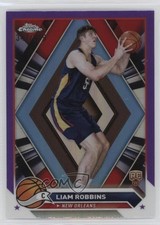 2023-24 Topps Chrome Purple Refractor 341/349 Liam Robbins #174 k2j
