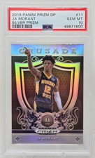 2019 Prizm Silver Refractor JA MORANT RC CARD PSA 10 GEM MINT