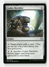 Codex Shredder Commander Legends Regular