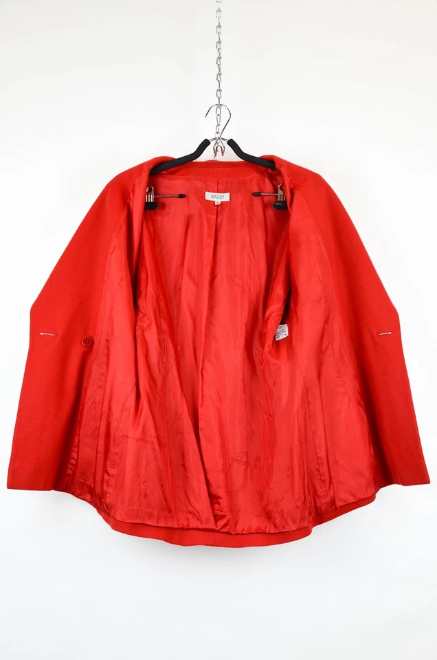 Conjunto de Traje Blazer y Falda Lápiz Lana Roja BALLY - Talla EU 36 (S) Foto 4 de 4