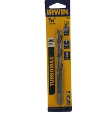 Irwin 7/16" TurboMax Drill Bit 11.1mm 3 Shank Coatings