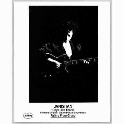 Janis Ian Falling From Grace Grammy Singer 80s-90s Glossy Music Press Photo