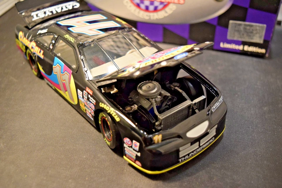 1997 Action Brett Bodine #11 закрыть вызов телефонная карта масштаб 1:24 T-Bird 1 из 8,004 - Изображение 2 из 4