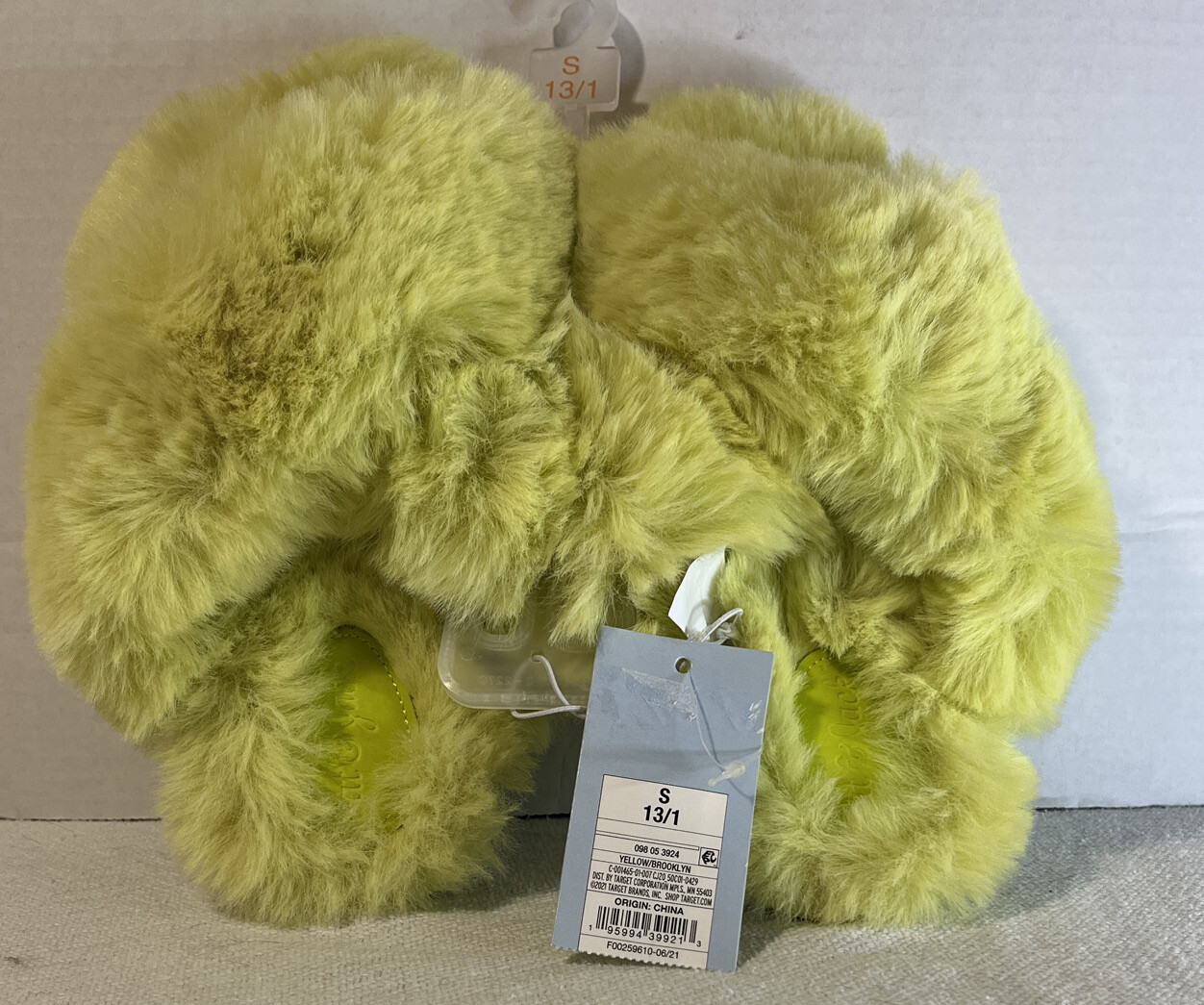 PANTOFOLA D’ORO pantofole da casa cat & jack gialle 13 1 adatte a bambini grandi a bambini piccoli