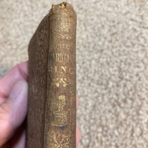 Antique Book MARRIAGE RING by John Angell Jones 1842 Hardcover "Make Home Happy" - Picture 8 of 17