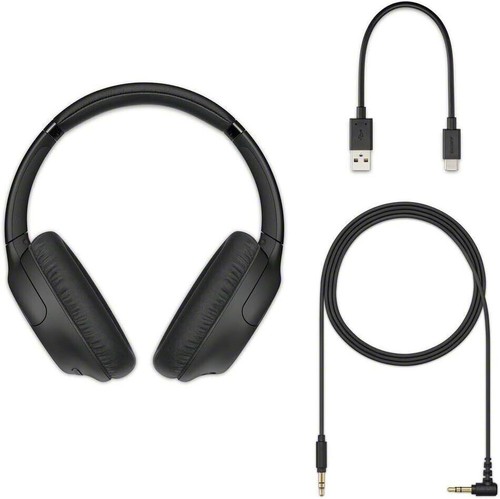 Official Sony WH-CH710N NoiseCancelling Wireless Over-Ear Headphones - Black - Picture 4 of 7