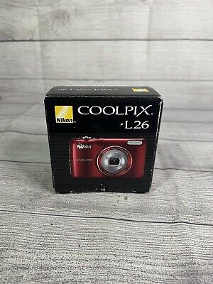 Nikon COOLPIX L26 16.1MP Digital Camera - Red Won't Turn On Nikon COOLPIX L26 16.1MP Digital Camera - Red Won't Turn On