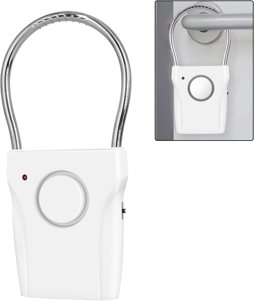 Door Handle Alarm- Door Alarms for Home Security with 120DB Audible Alarm up to Door Handle Alarm- Door Alarms for Home Security with 120DB Audible Alarm up to