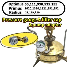 Optimus Primus Radius pressure gauge & filler cap & pump adapter 3-piece set