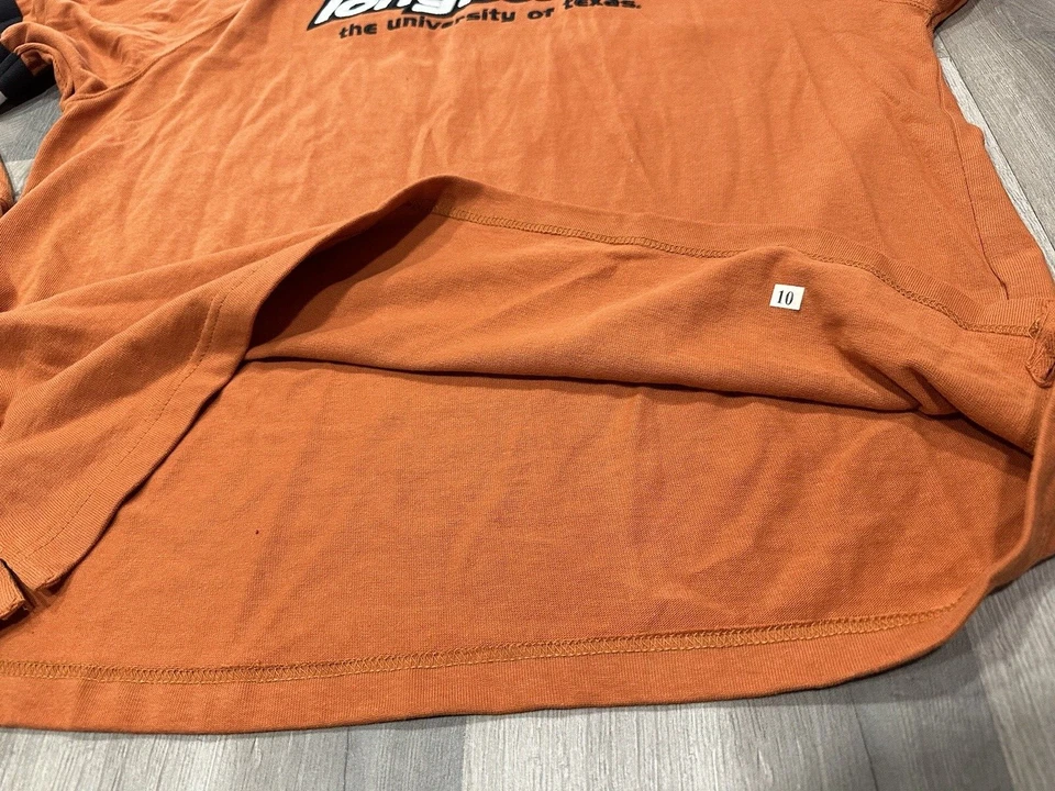 Свитер пуловер Texas Longhorns University of Tx оранжевый с круглым вырезом - размер XL - Изображение 3 из 4