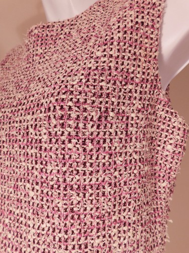 ST JOHN Women's Pink Boucle Sleeveless Dress and Blazer Suit Dress Sz 6 ($3490) - Picture 4 of 10