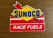 Rare Large Sunoco Race Fuels 8” Sticker - Brand New in Excellent Condition.