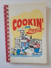 Rare COOKIN' WITH COCA COLA 1995 Atlantic Iowa IA Cookbook Recipes HTF