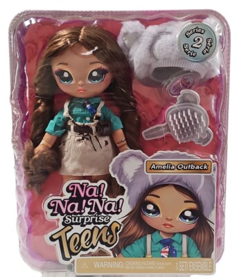 Na Na Na Surprise Teens 11'' Fashion Doll Amelia Outback, Soft, Poseable New