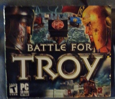 #ad #ad BATTLE FOR TROY PC Windows 98 ME XP NEW $7.75