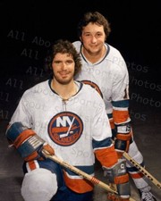 Clark Gillies Brian Trottier Photo Print Poster 1980 1981 1982 1983 NY Islanders