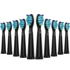 10 Pack Toothbrush Replacement Heads Compatible with Fairywill FW-507/508/515