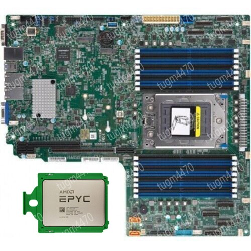 AMD EPYC 7002 CPU + Supermicro H11ssw-nt combination set sp3 CPU processor - Afbeelding 1 van 1