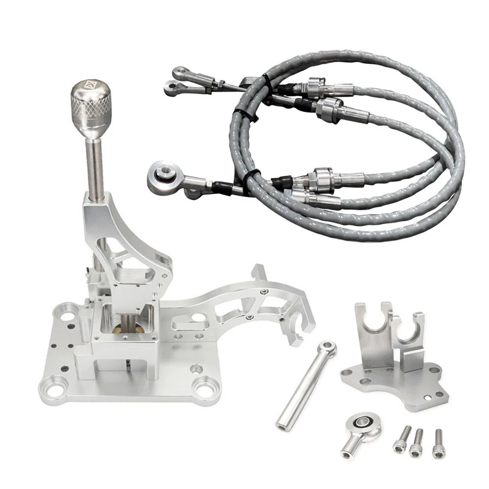 Fit Shifter H F Series Box Cables Shift Linkage H22 H23 Swap Prelude Civic F20 - Image 3 of 4