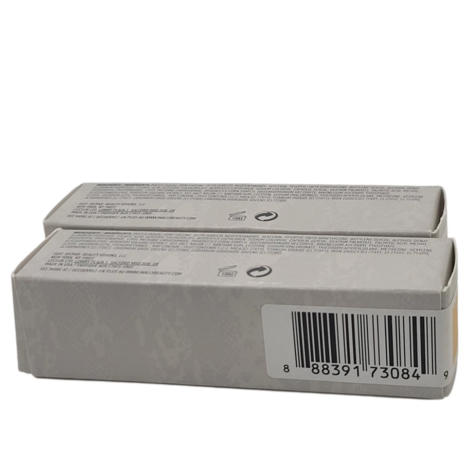 Paquete de 2 aclaradores debajo de los ojos Mally Perfect Prep más profundos de 0,4 oz Foto 4 de 4