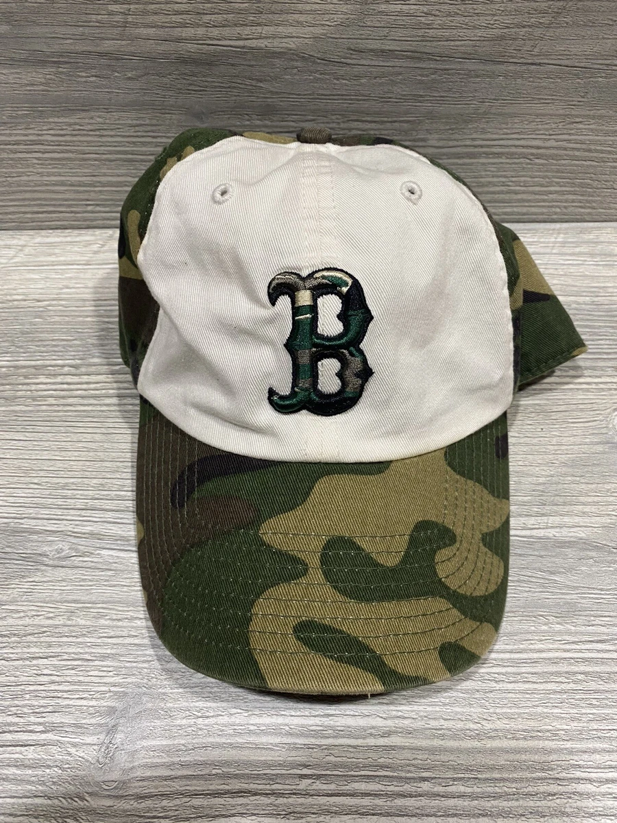 Boston red sox sales camo adjustable baseball cap