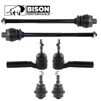 Bison Performance 6pc Front Tie Rod End & Lower Ball Joint Kit For GMC 2500 4WD