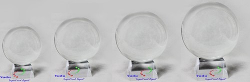 Kristallkugel Wahrsager Glaskugel mit Ständer ø80/100/130/150mm transparent - Bild 2 von 8