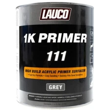Lauco 1K High Build Gray Acrylic Primer Surfacer, 1 Gallon - (111-GALLON)