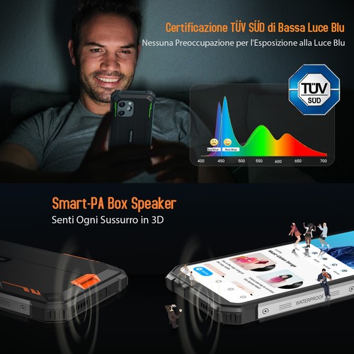 Blackview BV8900 Immagini Termiche Rugged Smartphone 10000mAh 16G+256GB Telefono - Foto 10 di 14