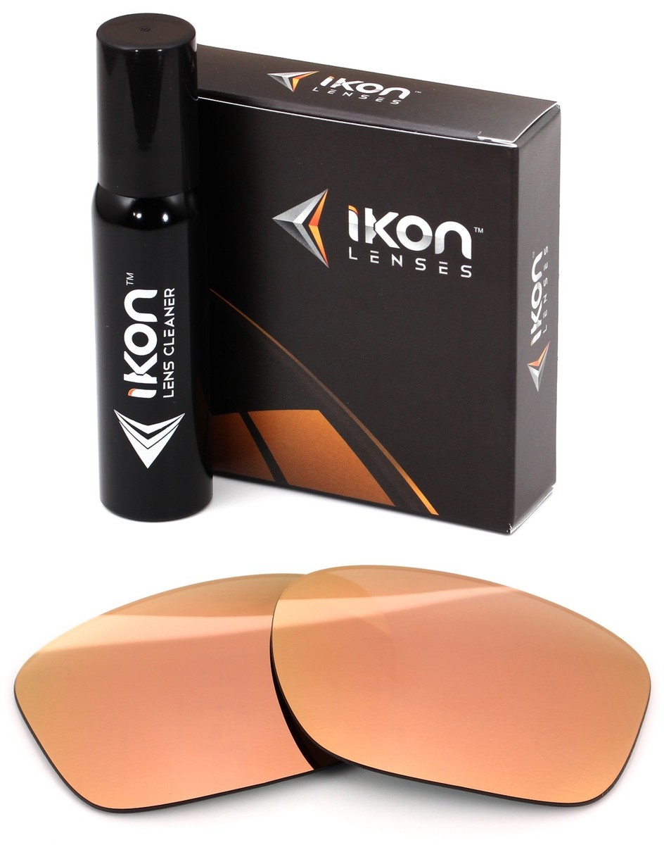 Polarized IKON Replacement Lenses For Oakley Sliver (OO9262) Rose