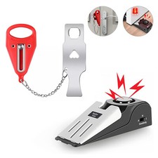 Door Stop Alarm Portable Door Lock Set Door Security Lock for Home Hotel