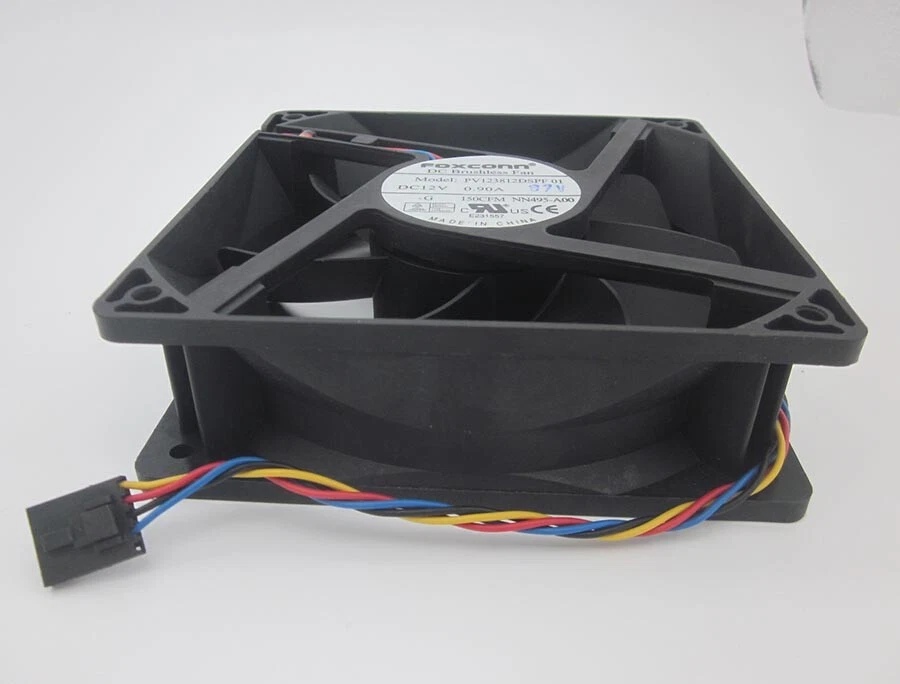 FOXCONN 12CM 12V 0.90A PV123812DSPF 01 12038 4-wire PMW speed control fan - Image 2 of 4