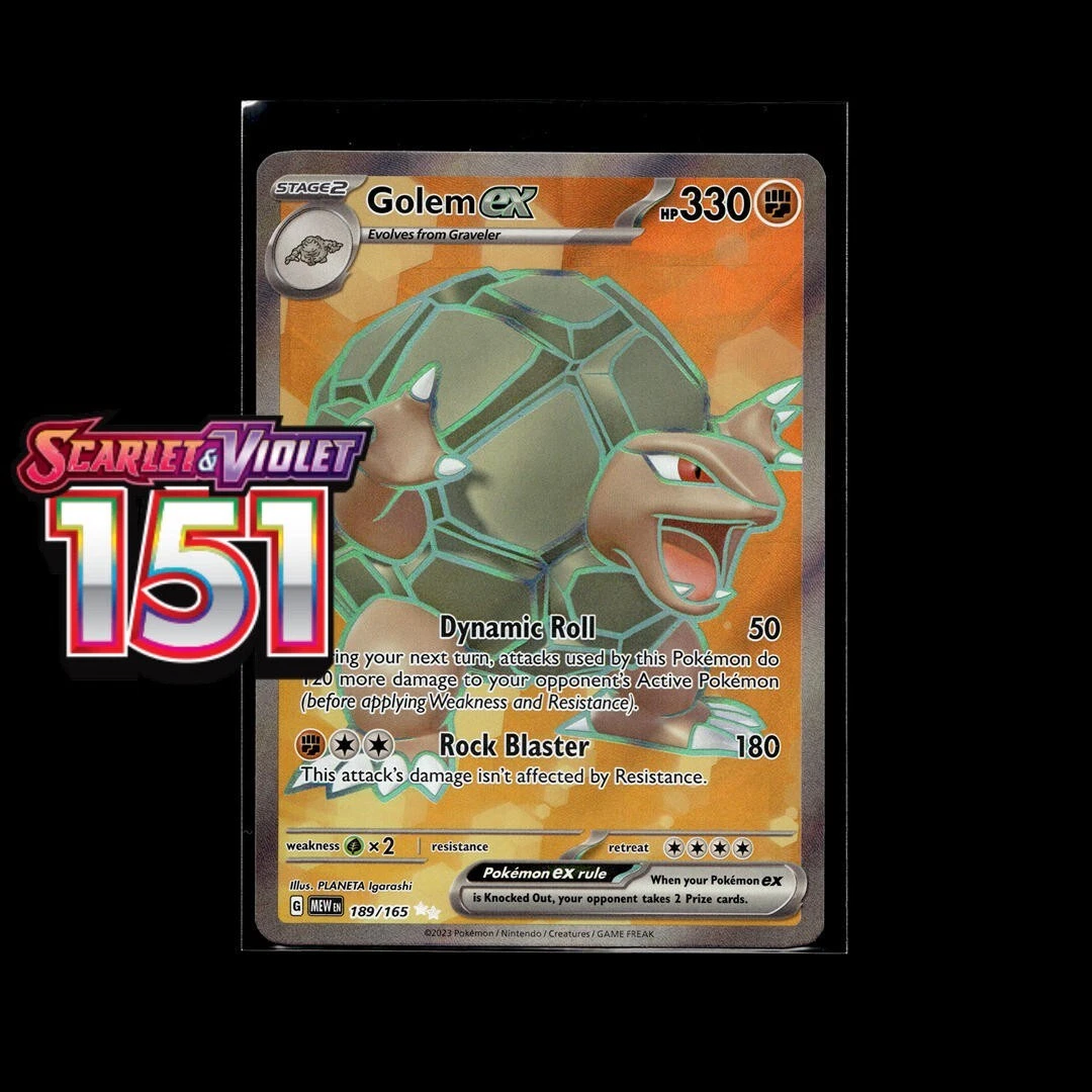 25+ Golem ex 189/165 Sv: Scarlet & Violet 151 for sale | Updated
