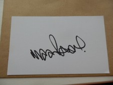 MARK  ROBINS    - ACTIVE / RETIRED PLAYERS - ALL LEAGUES -AUTOGRAPHED CARD