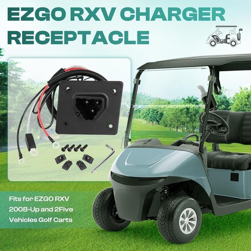 Drive-up Golf Cart 48V Charger Receptacle for EZGO RXV and Delta-Q Battery EZGO - Picture 7 of 7