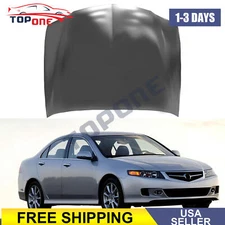 New Front Hood Panel Black Fits for 2006 2007 2008 Acura TSX AC1230116