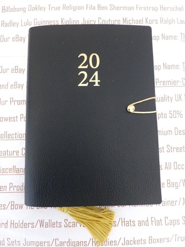 2024 Diary InTempo Day A Page Italian Asst Grained Softback Diaries Scrap Book - Picture 11 of 15