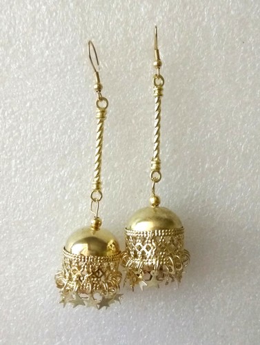 Ethnic Traditional Bollywood Style Silver Oxidized Earrings Indian Jewelry Set - Picture 208 of 214