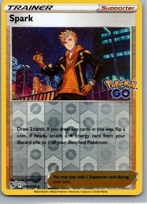 Spark 070/078 Trainer Reverse Holo Pokemon Card 